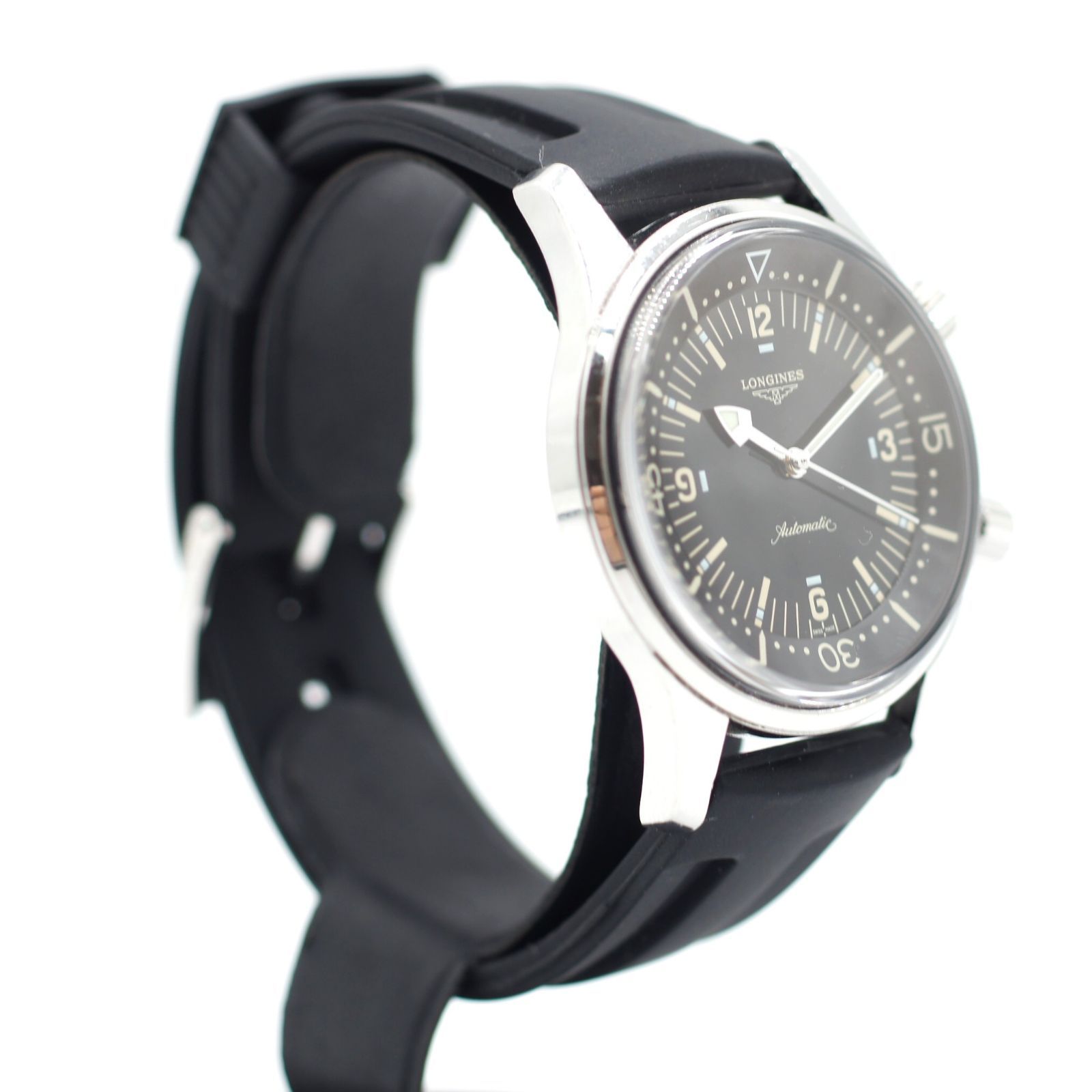 ロンジン L 3 674 4 レジェンドダイバー 自動巻き 時計 ブランド ファッション