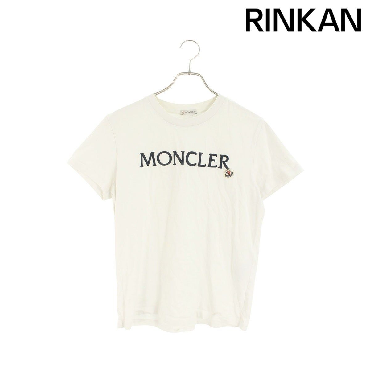 モンクレール J10938C00006 ロゴ刺繍Tシャツ メンズ L 【公式通販】