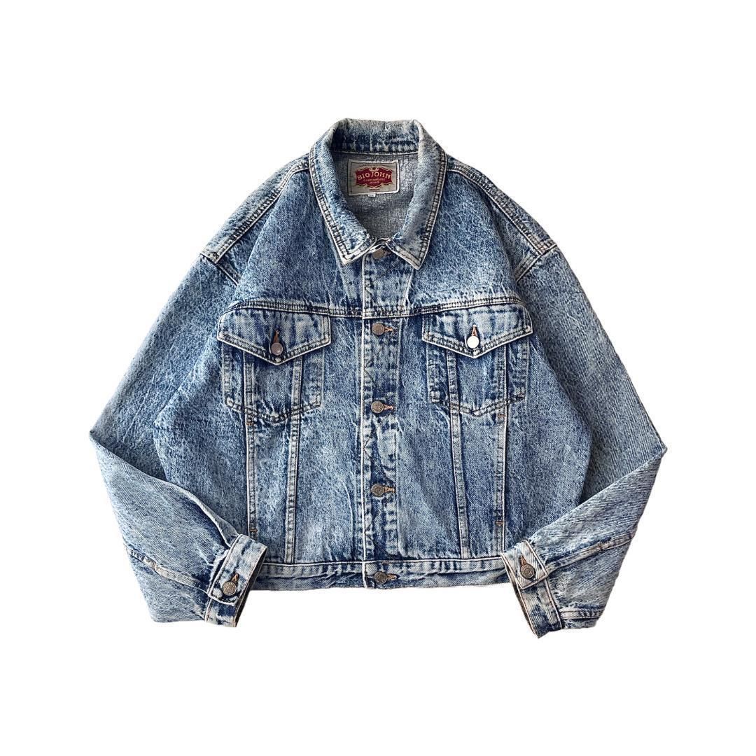 old BIGJOHN デニムジャケット 80s 90s ケミカル リアル LL - メルカリ old BIGJOHN デニムジャケット 80s 90s ケミカル リアル LL - メルカリ