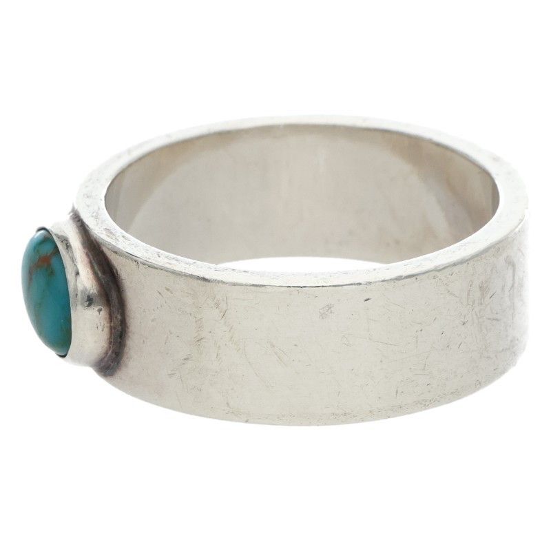 ゴローズ ターコイズ付き平打ち リング メンズ 21号 - メルカリ