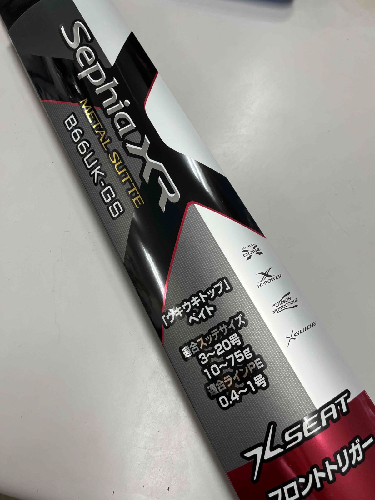 シマノ☆セフィアXRメタルスッテB66UK-GS☆ウキウキトップ - メルカリ