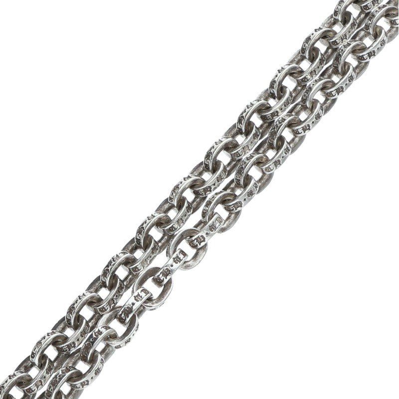 クロムハーツ PAPER CHAIN 24/ペーパーチェーン24inch シルバー