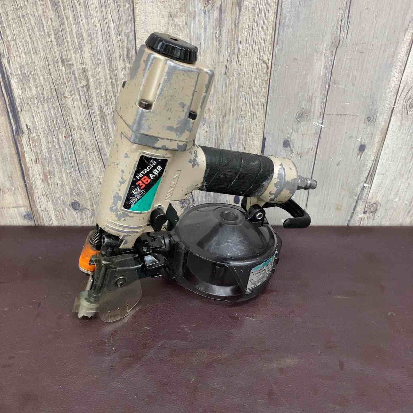 日立　常圧ベビー釘打機　NV38AB2【中古美品】 中古品】 ハイコーキ(HIKOKI ※旧:日立工機) 38mm 常圧釘打ち機 NV38AB2