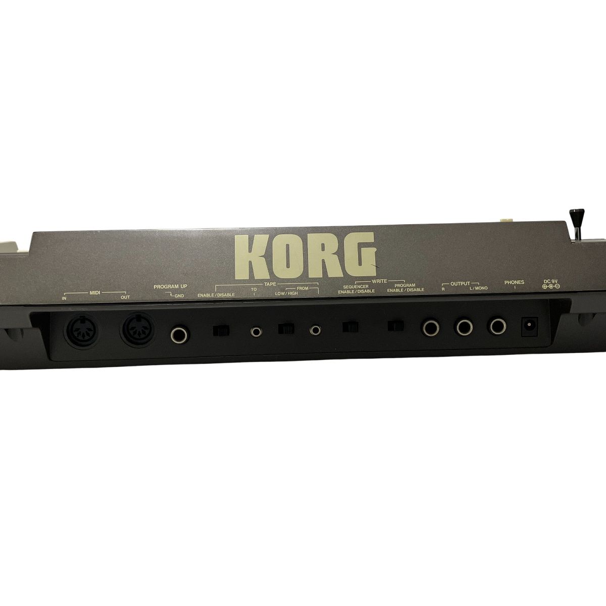 【希少】KORG POLY-800 リバース シンセサイザー KORG POLY-800 シンセサイザー リバースカラー リバース鍵盤 音楽 訳