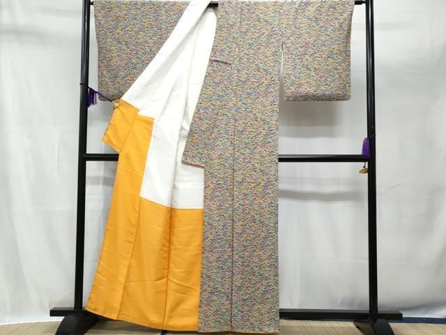 平和屋着物□上質な小紋 型染め 松尽くし 正絹 逸品 CABA2797fb - メルカリ