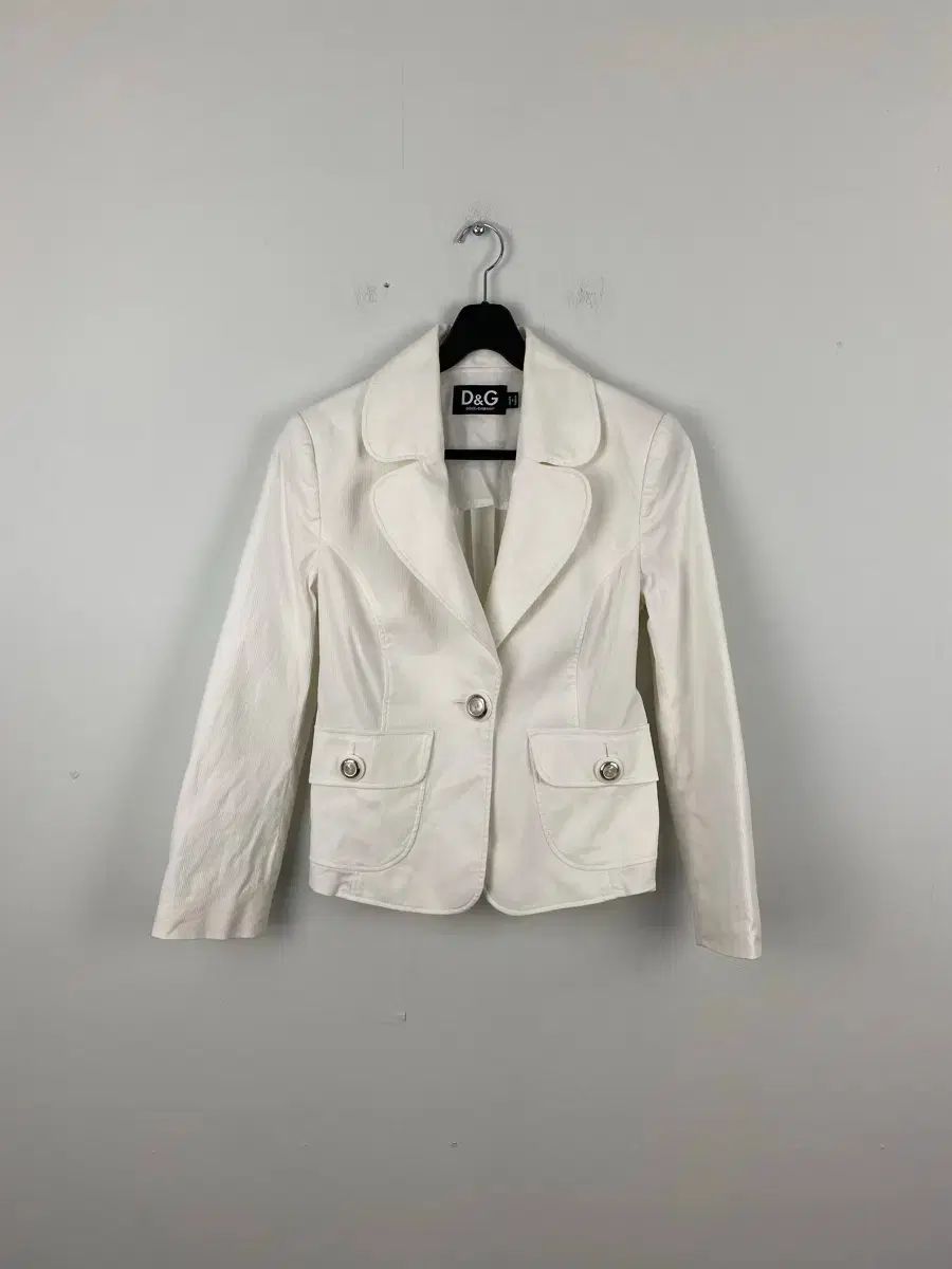 D&G ドルチェ＆ガッバーナ 白 ブレーザー ジャケット ディスカウント
