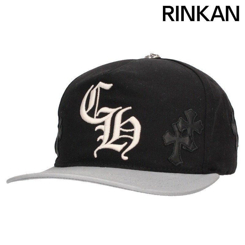 クロムハーツ CH HAT CH刺繍クロスパッチベースボールキャップ帽子 メンズ