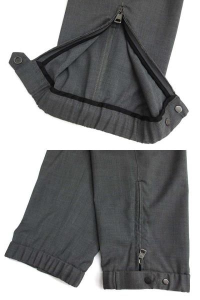 【中古】モンクレール MONCLER 2025SS パフォーマンス ウール ジョガーパンツ PANTALONE SPORTIVO ミディアムグレー 48 K10912A00033 モンクレール MONCLER 2025SS パフォーマンス ウール ジョガーパンツ