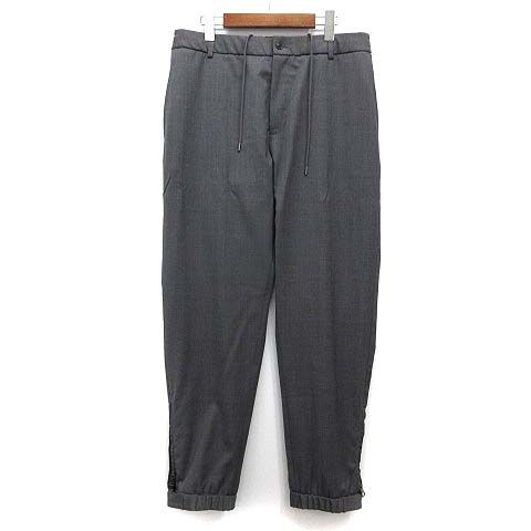 【中古】モンクレール MONCLER 2025SS パフォーマンス ウール ジョガーパンツ PANTALONE SPORTIVO ミディアムグレー 48 K10912A00033 モンクレール MONCLER 2025SS パフォーマンス ウール ジョガーパンツ