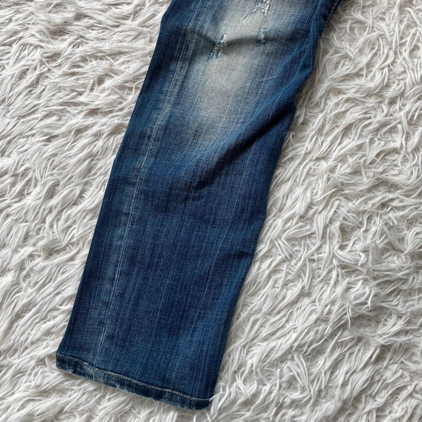 DSQUARED ディースクエアード デニムパンツ（48）ペイント ダメージ 