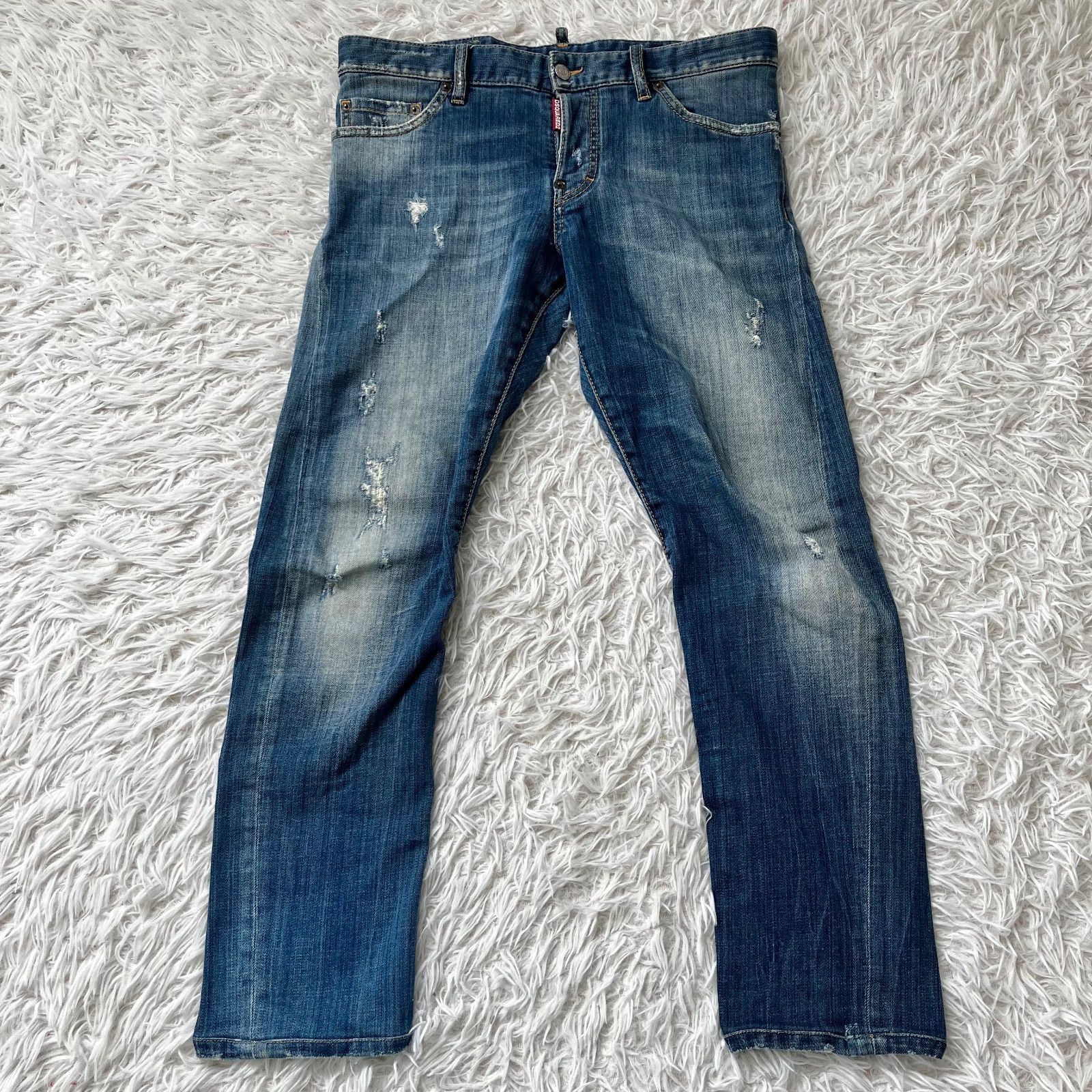 DSQUARED2 ディースクエアード イタリア製 デニムパンツ ダメージ加工 
