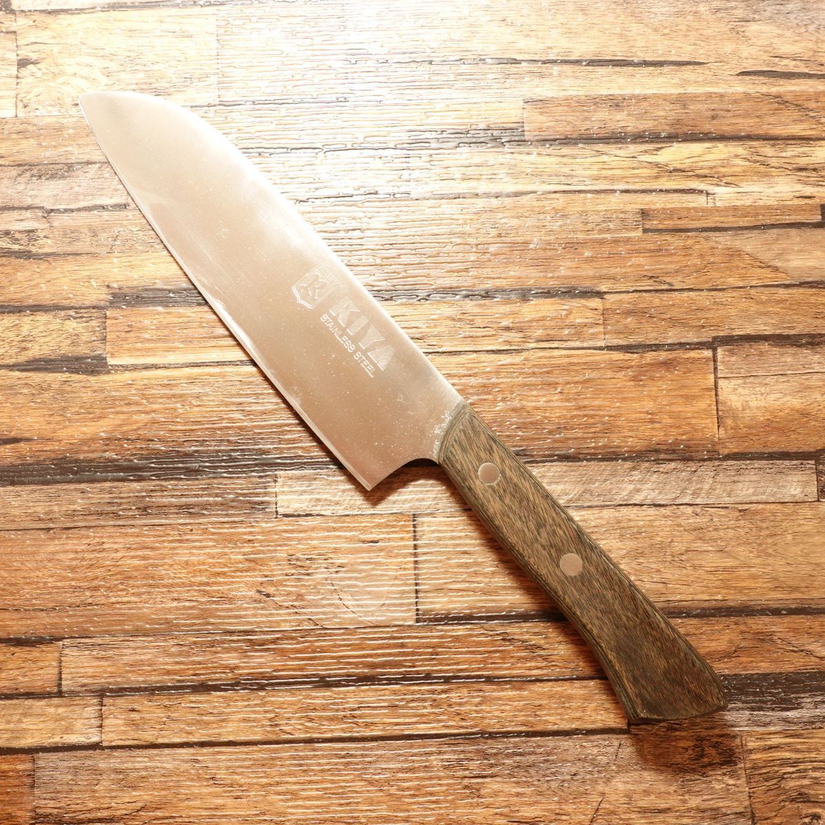 木屋 三徳包丁 研ぎ済 KIYA ラグビー RUGBY 万能包丁 ステンレス 175mm