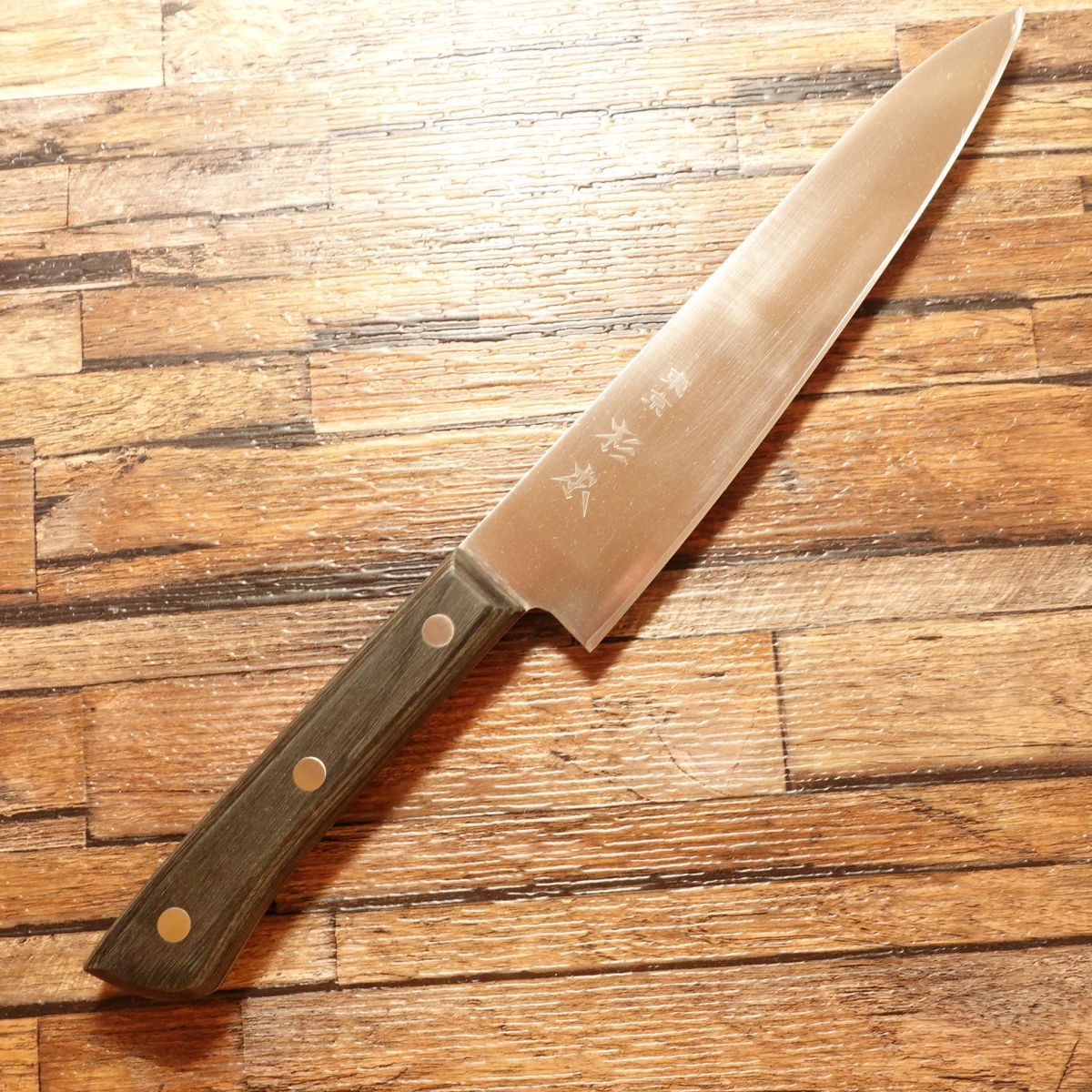 杉本 牛刀 研ぎ済 万能包丁 東京杉本 No.7418 SUGIMOTO 使用感極小