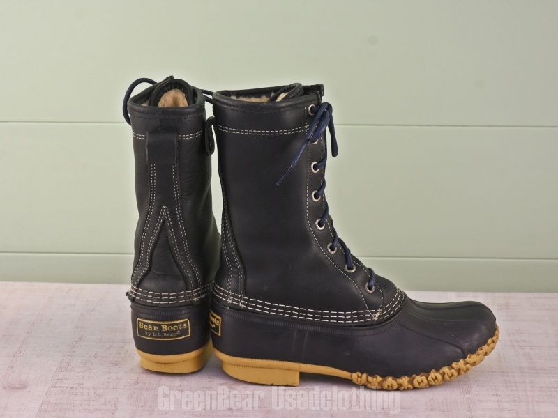 E 287 L.L.Bean ビーンブーツ 黒 レディース 23 cmくらい