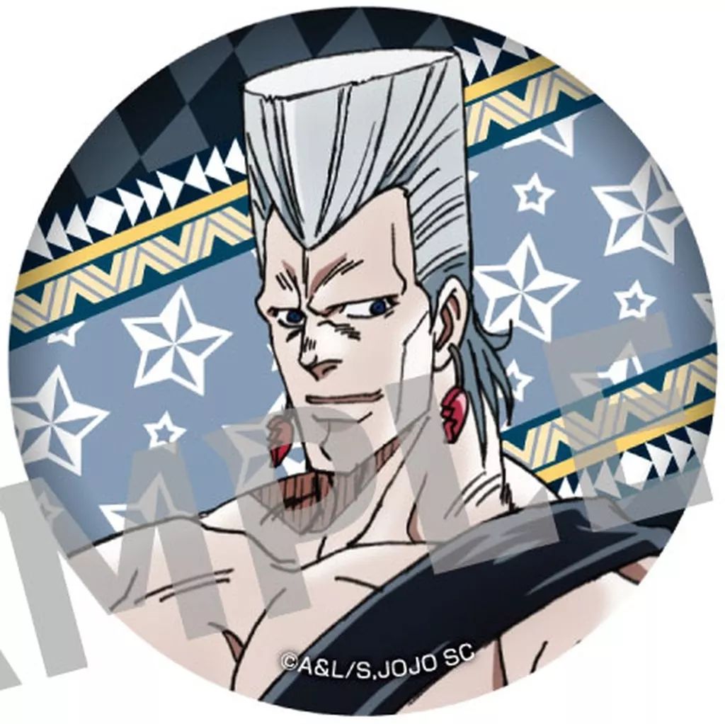 中古】バッジ・ビンズ ジャン・ピエール・ポルナレフ 「ジョジョの奇妙