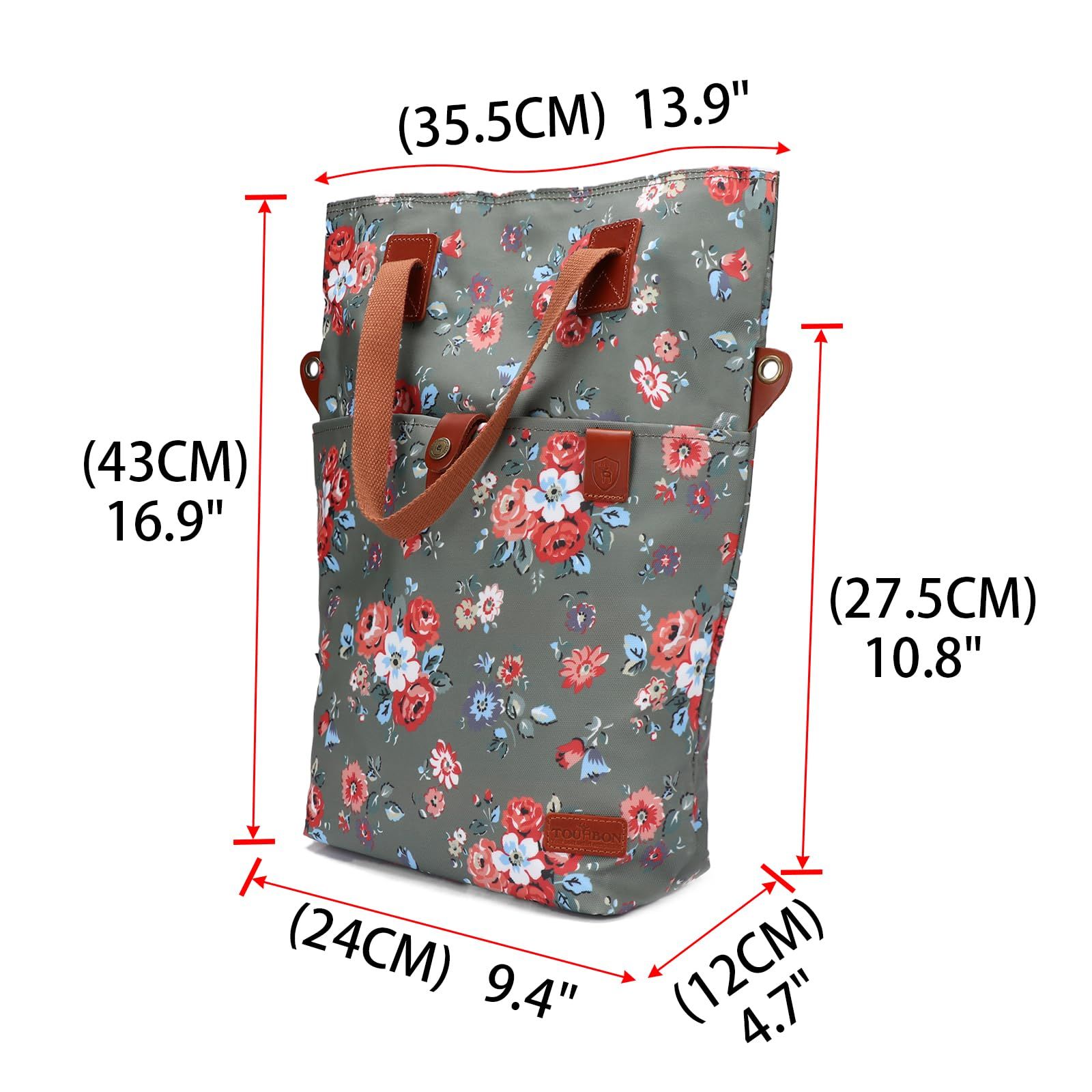 TOURBON サイドバッグ 自転車 リアバッグ ロードバイク 通勤 通学 ショルダーバッグ