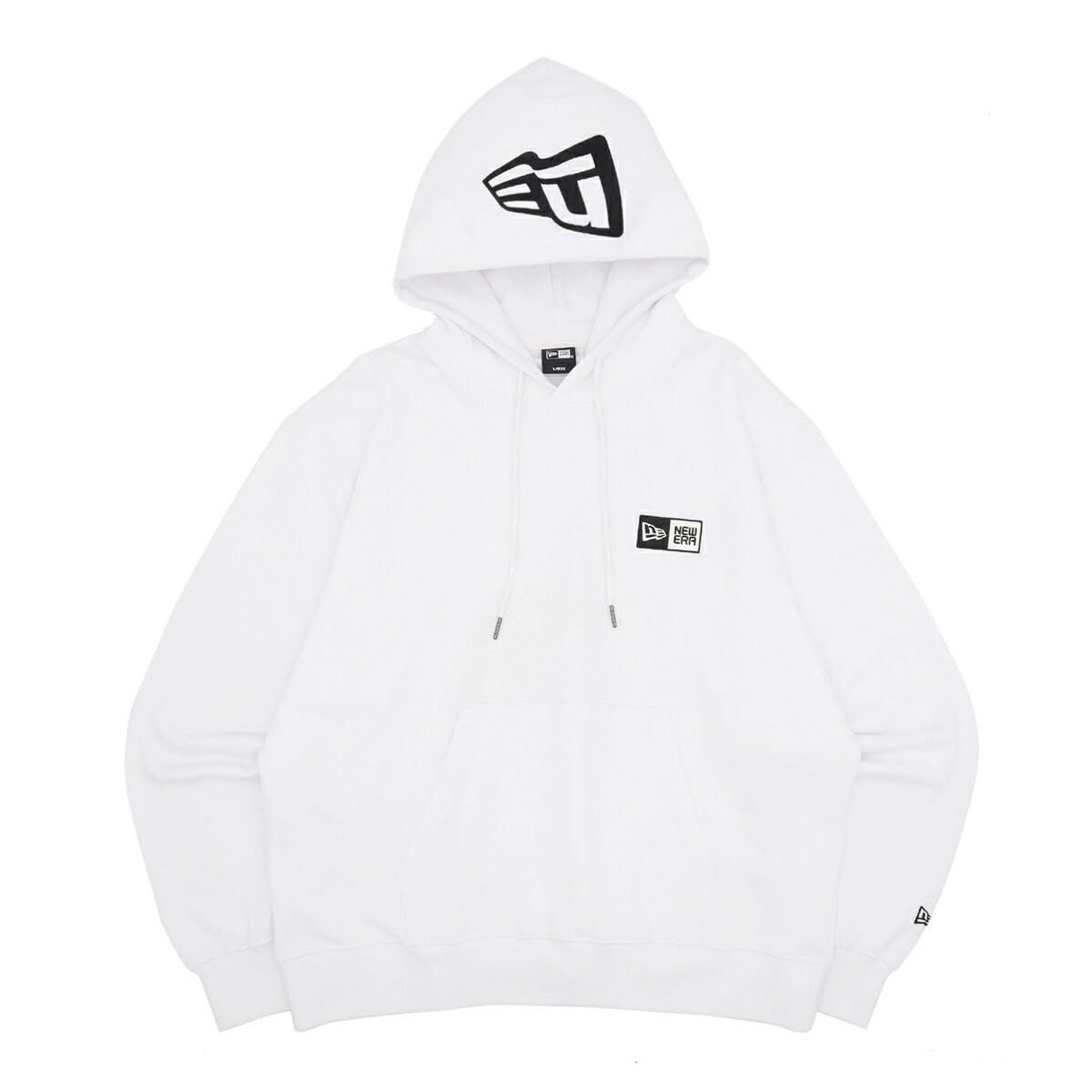 ニューエラ スウェットパーカー ボックスロゴ ONBSPOTZ別注 Oversized Sweat Pullover Hoodie Big Flag Logo
