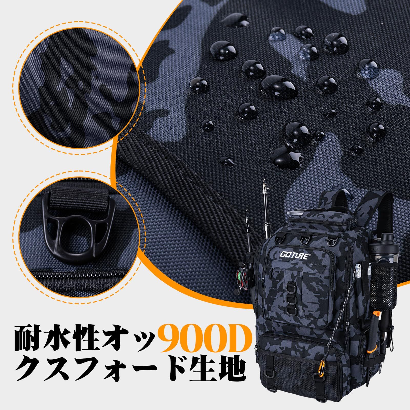 フィッシングバックパック