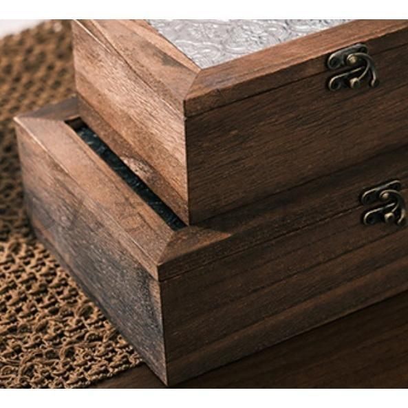 新品?未使用】 ウッドボックス 木製 小物入れ 木箱 アクセサリーケース