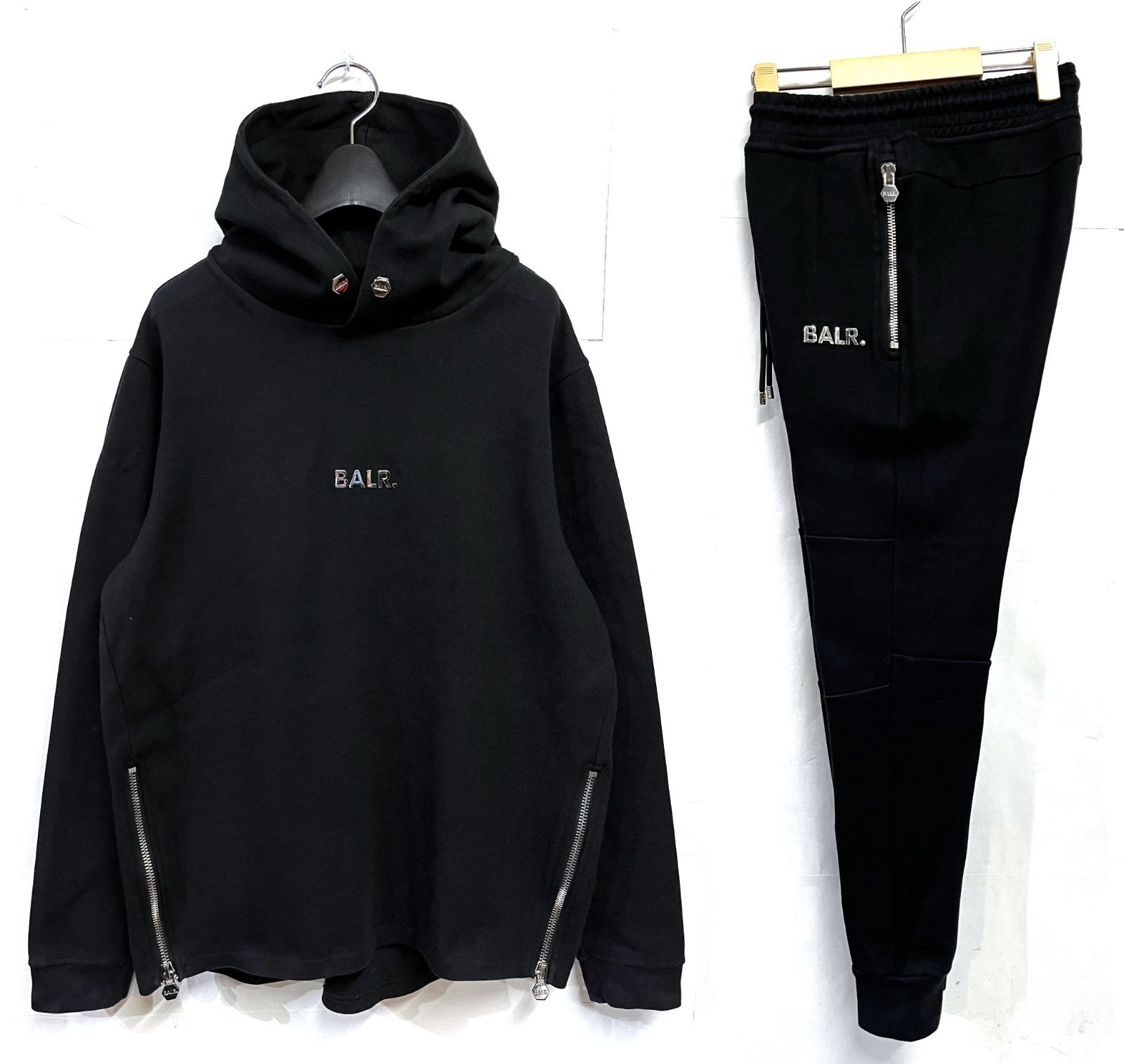 BALR. ジップパーカー×スウェットパンツセットアップ　sサイズ　ペイズリー柄 BALR. ジップパーカー×スウェットパンツセットアップ sサイズ