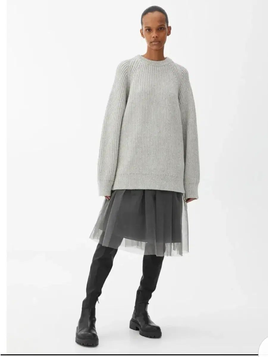 アーケット チュール スカート ミディ 34