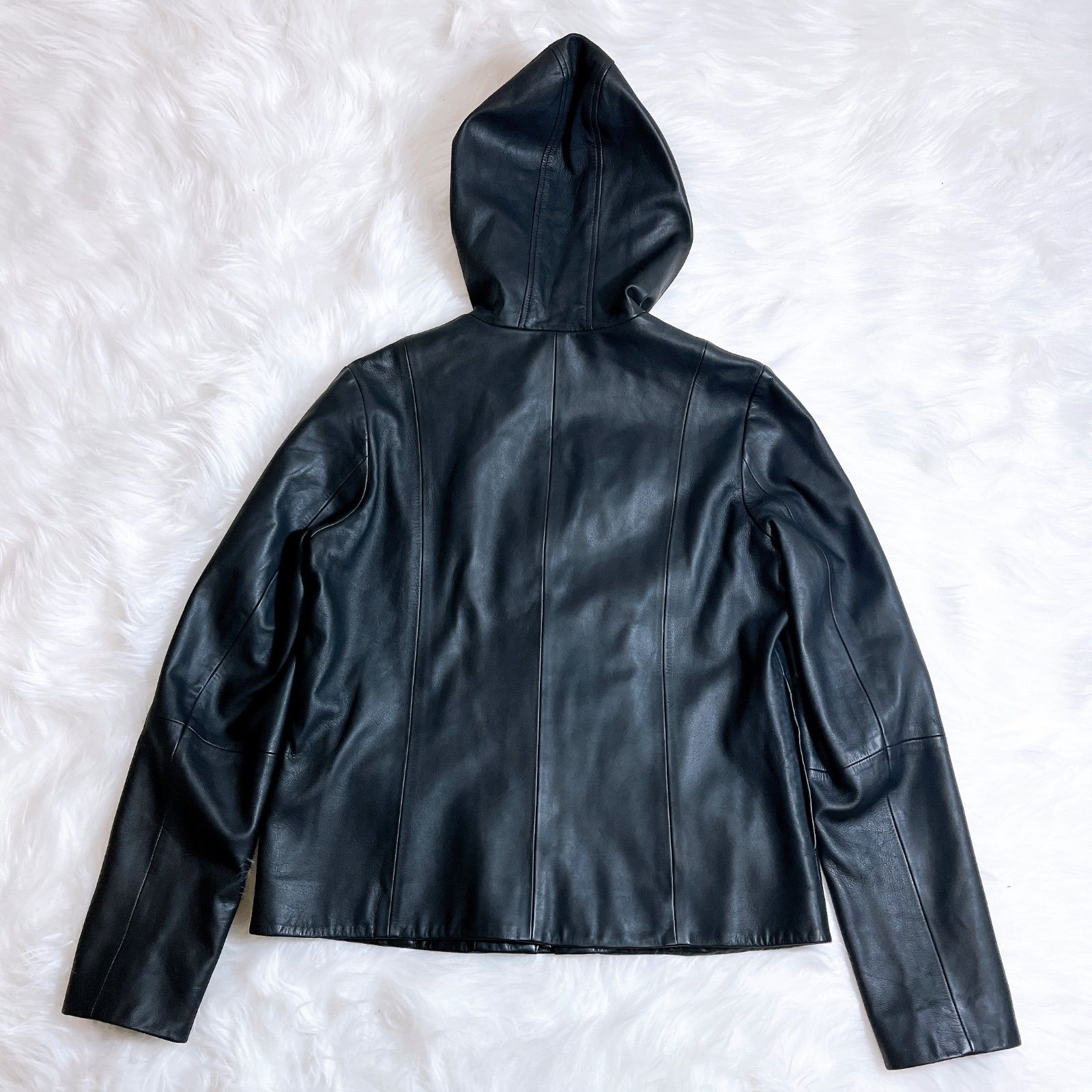 Theory ブラック 羊革 ライダースジャケット セオリー 近年モデル