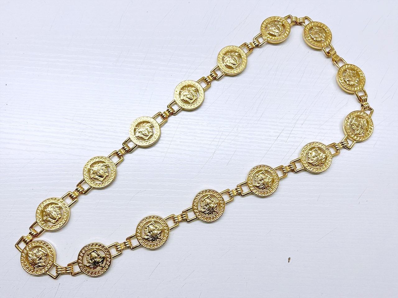 レア 美品 GIANNI VERSACE ジャンニヴェルサーチ メデューサ コイン 