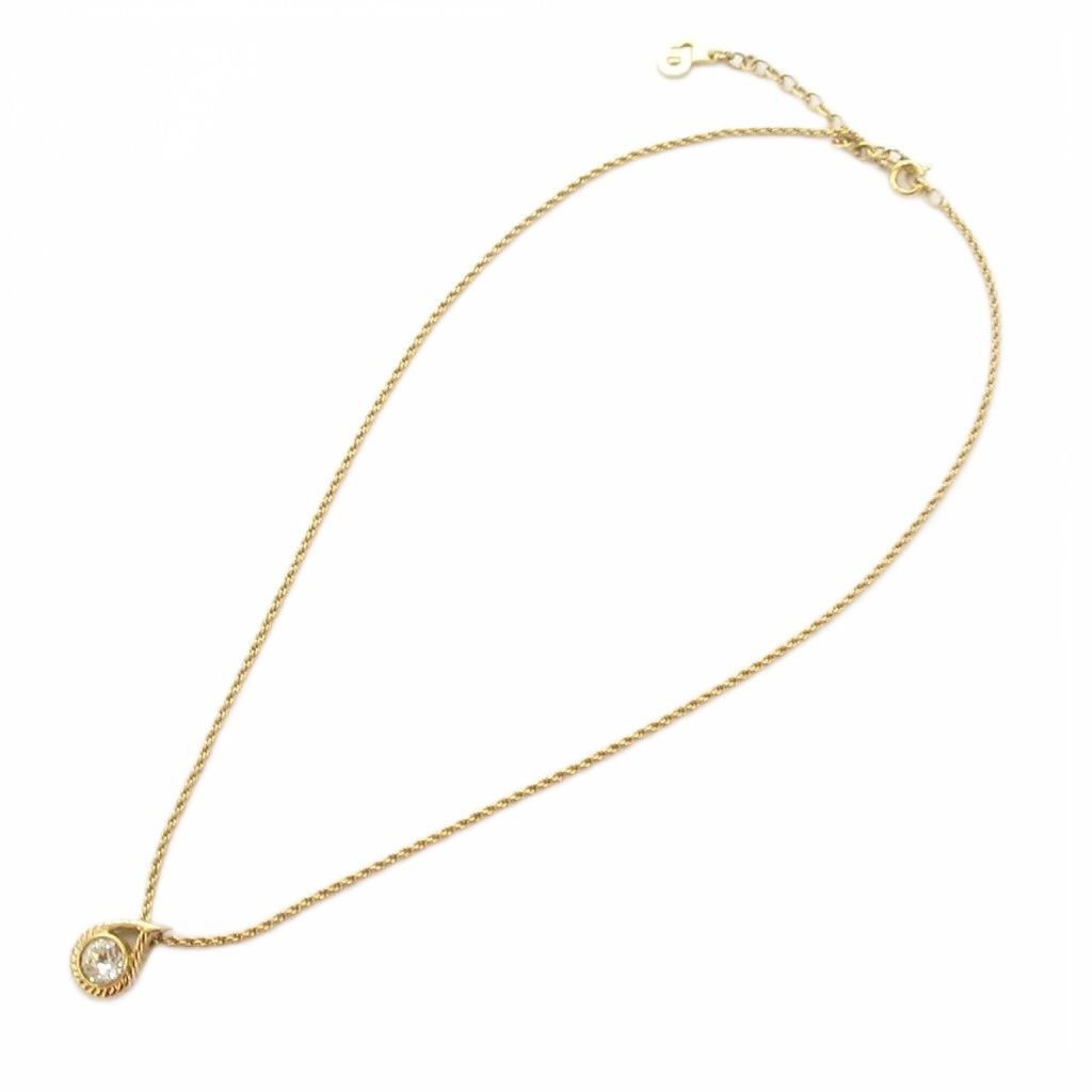 レディース クリスチャンディオール Christian Dior 美品 ネックレス 