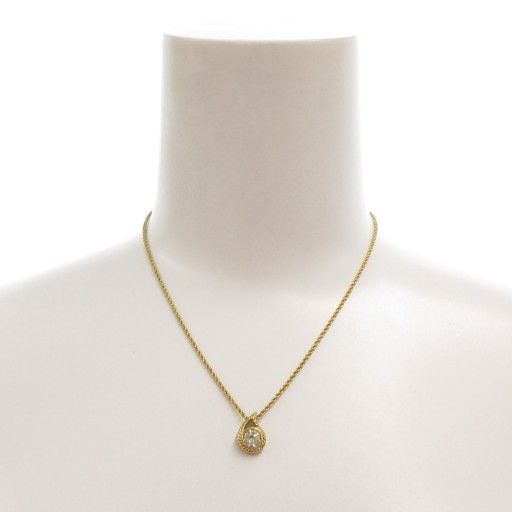 レディース クリスチャンディオール Christian Dior 美品 ネックレス 