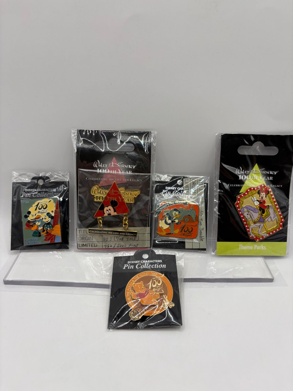 ディズニー ピンバッジ 5点セット Disney100 ピンコレクション