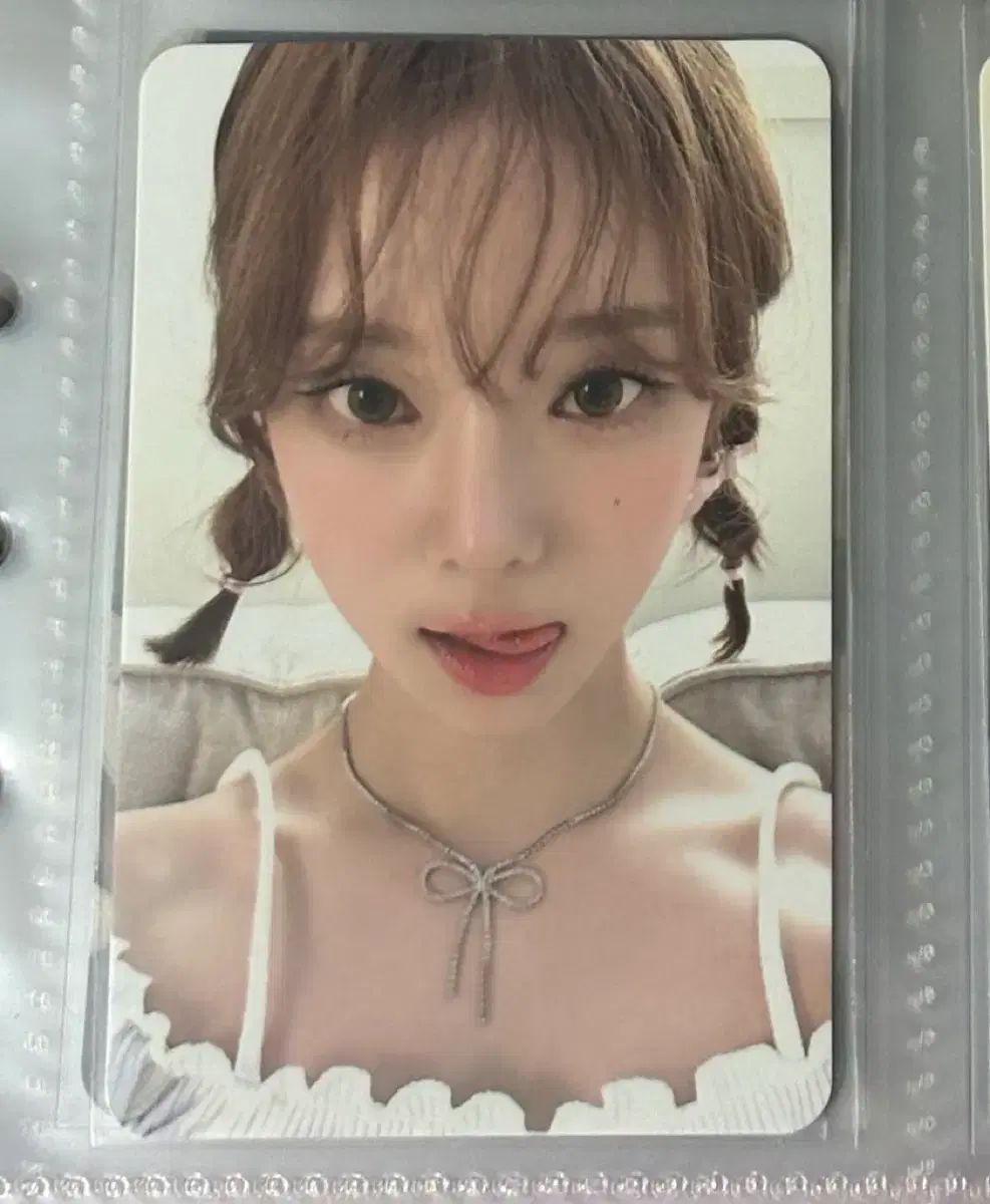 aespa エスパ ウィンター シーグリ シーズングリーティング トレカ バレエコア リボン ミンジョン カリナ ニンニン NINGNING ジゼル GISELLE