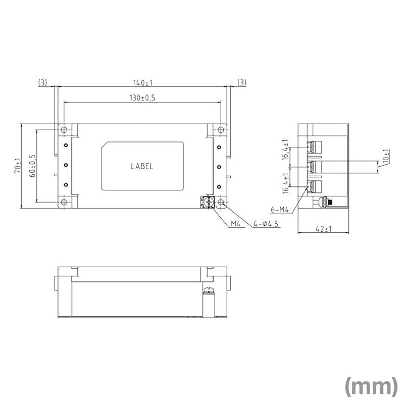  ティーディーケーラムダ TDKラムダ 汎用三相フィルタ RTEN-5030 その他 住宅設備