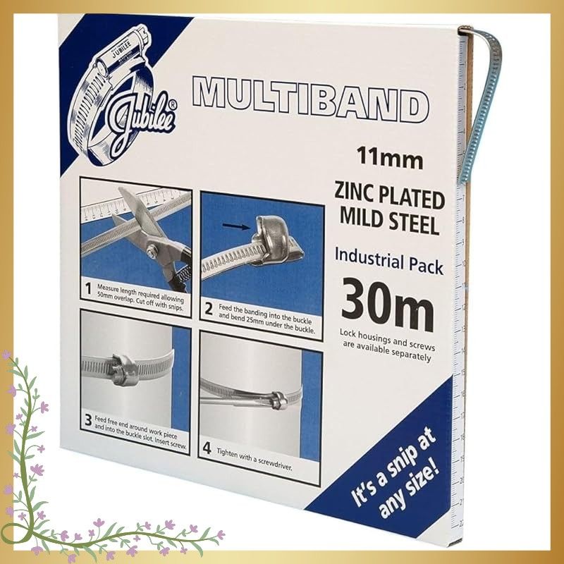 ジョビリー Jubilee 自在ホースバンド マルチバンド スチール MB 1702