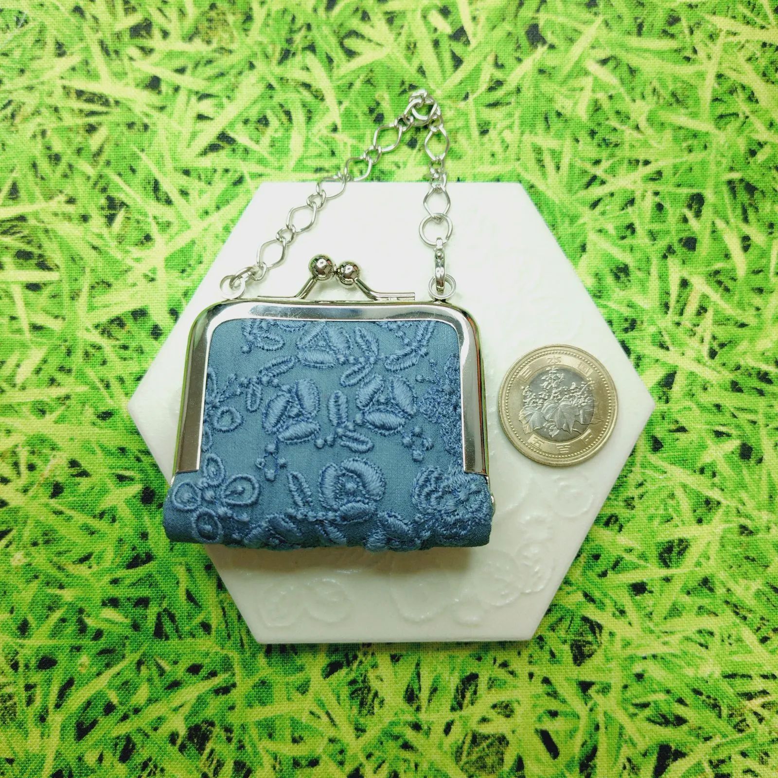 ミナペルホネン✨flower cake フラワーケイク✨がま口 コインケース