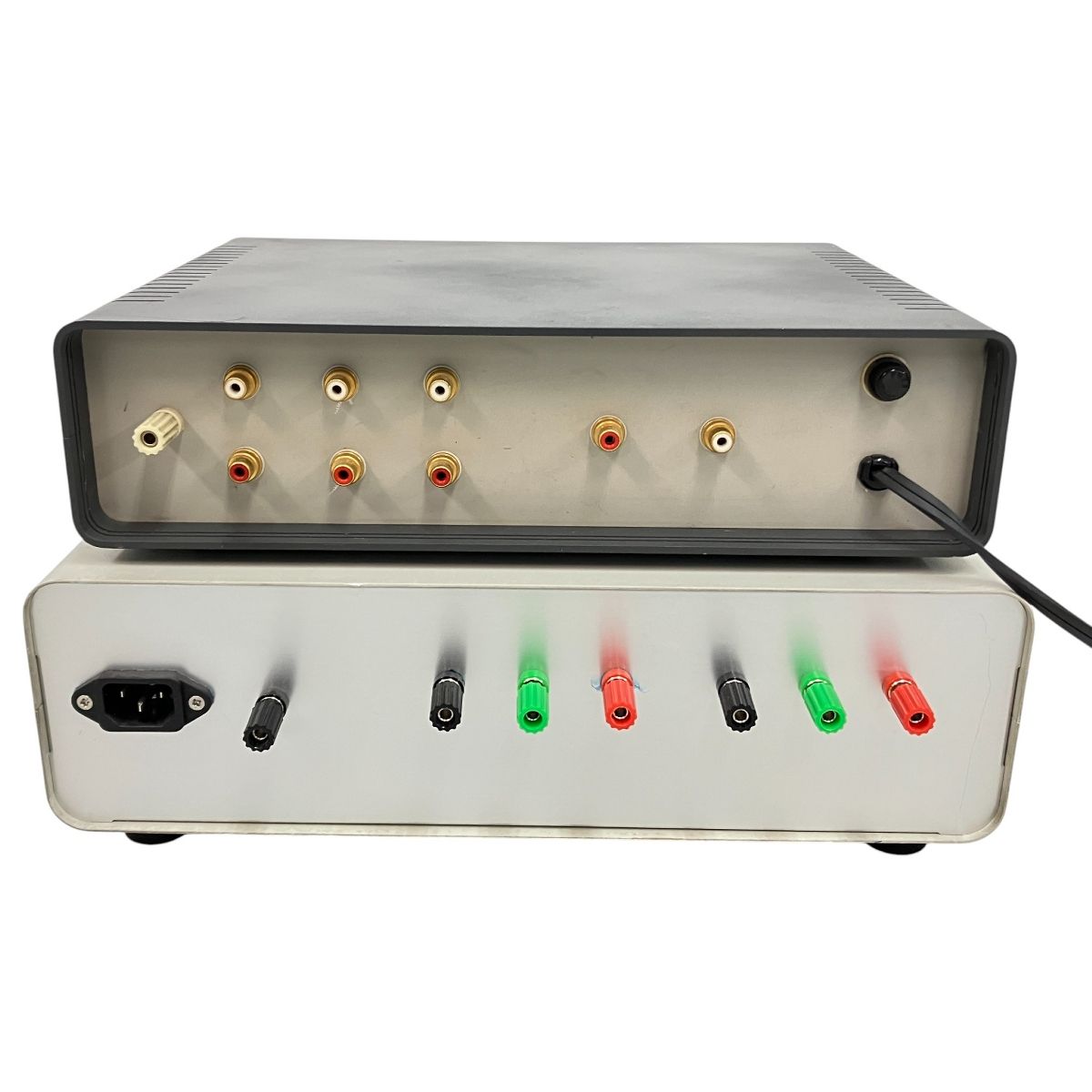 自作アンプ プリアンプ パワーアンプ 2点セット オーディオ 音響 ジャンク N10691632