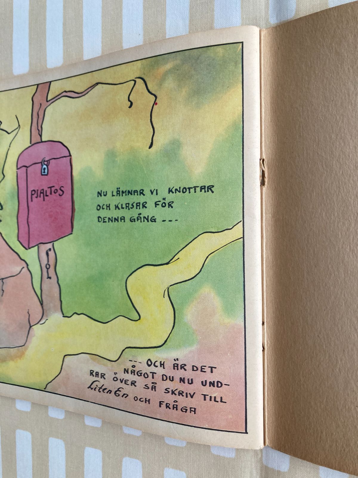  北欧 LITEN EN 天狗 宇宙人 破れ傘 スウェーデン リソグラフィー リトグラフ 洋書 本