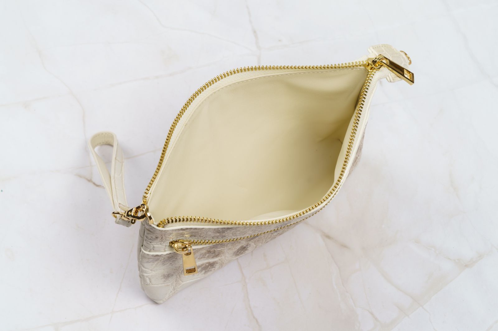 ヒマラヤクロコダイル柄クラッチバッグ