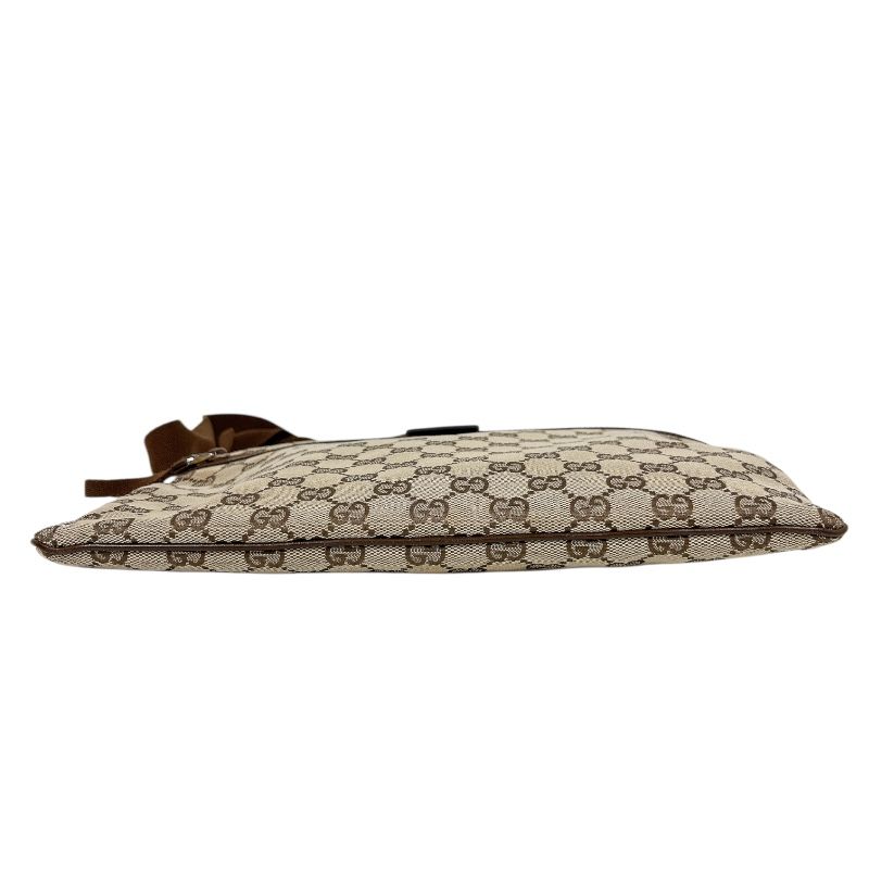 グッチ GUCCI GGパターン ショルダーバッグ ブラウン キャンバス GUCCI GGパターン ショルダーバッグ ブラウン キャンバス