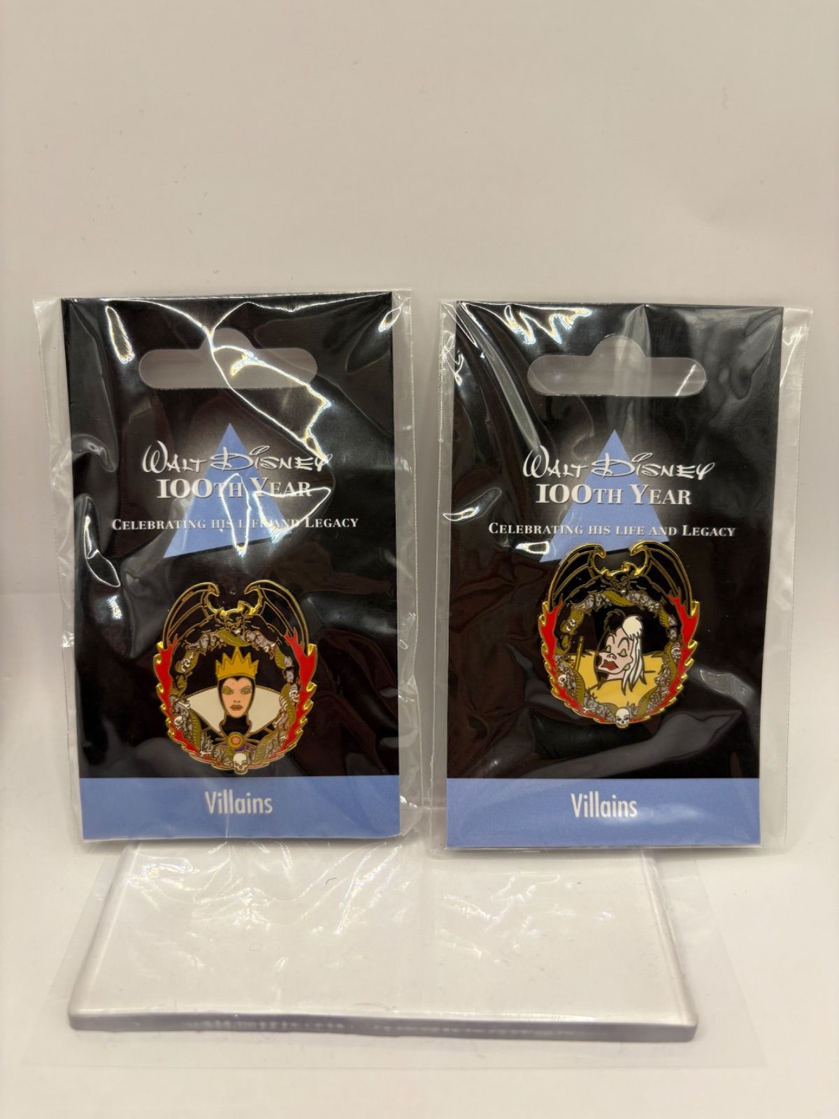 ディズニー100周年 ヴィランズ ピンバッジ 4個セット - メルカリ