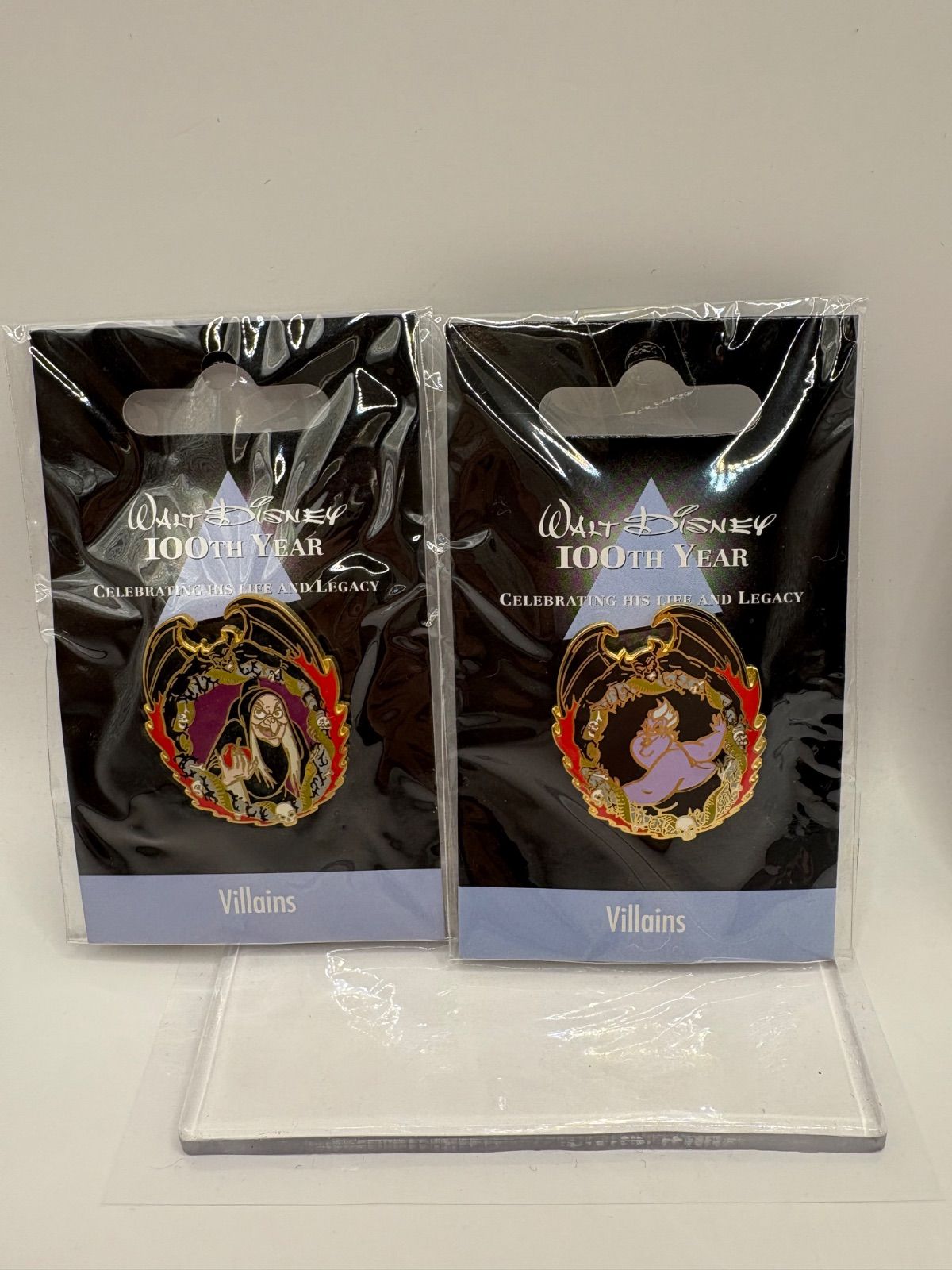ディズニー100周年 ヴィランズ ピンバッジ 4個セット - メルカリ