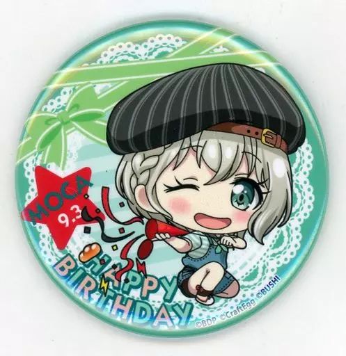 中古】バッジ・ピンズ(キャラクター) 青葉モカ 誕生日限定ちびキャラ缶