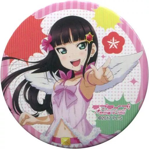 中古】バッジ・ピンズ(キャラクター) 黒澤ダイヤ(衣装ピンク) 「ラブ