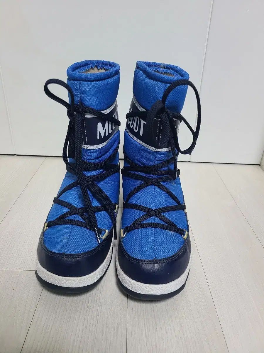 ムーンブーツ ブルー ダウン ブーツ 230