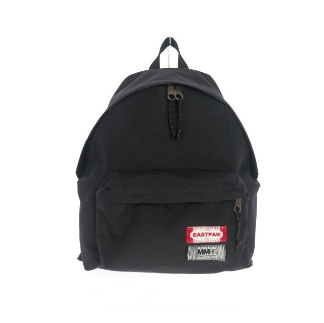 エムエムシックス メゾンマルジェラ MM 6 Maison Margiela × イーストパック EASTPAK 22 AW パデッド リバーシブル バックパック ディパック リュック 鞄 ブラック ホワイト 白 黒