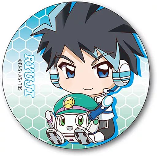 清洲リュウジ 新幹線変形ロボ 缶バッジ 中古】バッジ・ピンズ(キャラクター) 清洲リュウジ ぎゅぎゅっと缶