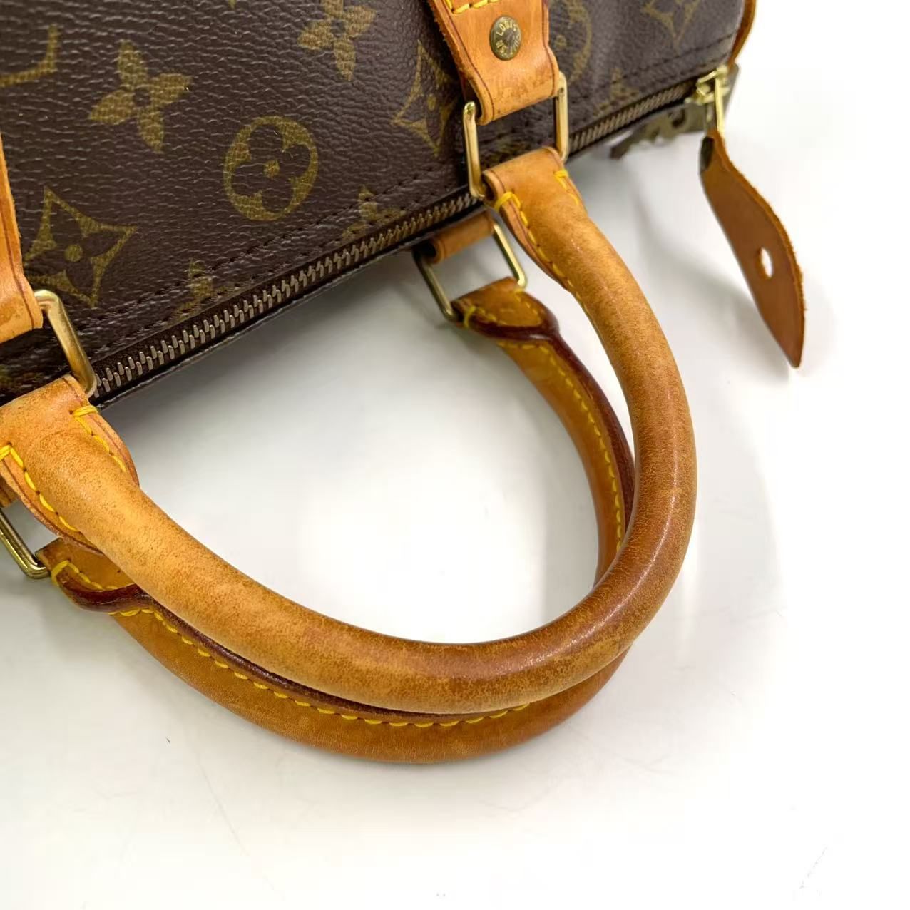 LOUIS VUITTON スピーディ30 モノグラム モノグラム レザー×PVC