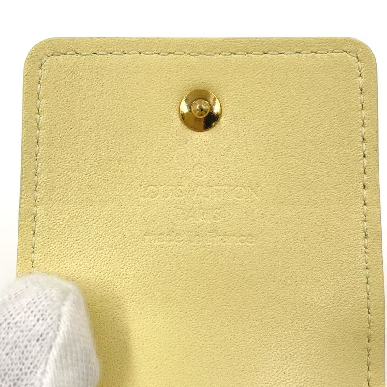 LOUIS VUITTON モノグラムヴェルニ エナメル イエロー シガレット