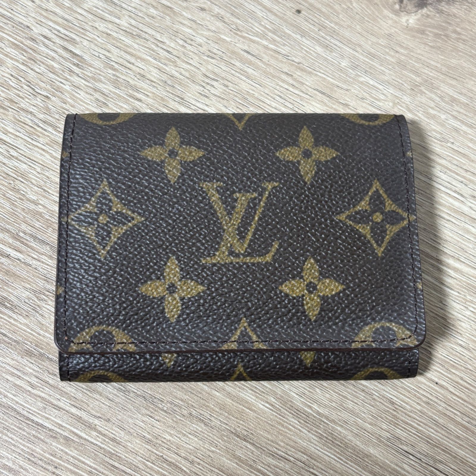 LOUIS VUITTON ルイヴィトン モノグラム 名刺入れ カードケース アンヴェロップ