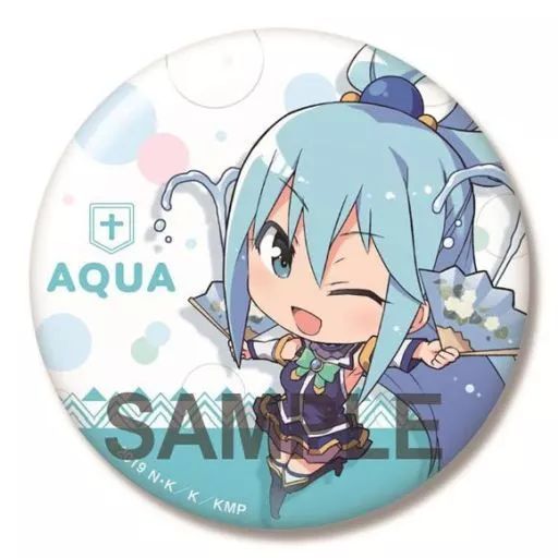 中古】バッジ・ピンズ(キャラクター) アクア ビッグ缶バッジ 「この