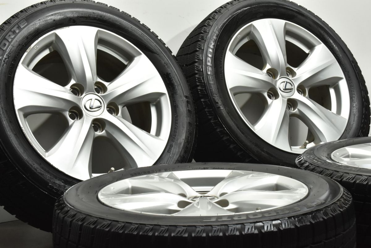 交換用に レクサス IS 16 in 7 J 45 PCD 114 3 アイスエスポルテ 205 55 R ノーマル戻し ホイールのみ販売